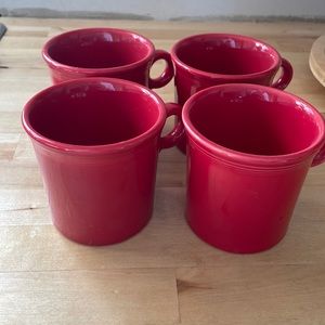 Fiesta ware 10 oz mug - set of 4